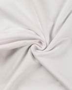 French Terry Brushed Wit, Hobby en Vrije tijd, Stoffen en Lappen, Nieuw, Wit