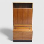 Vintage boekenkast, wandkast, highboard - tweedelig, jaren, Huis en Inrichting, Kasten | Boekenkasten, Nieuw