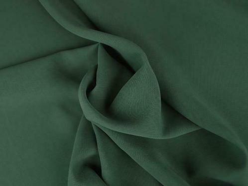 50 meter chiffon stof - Oud groen - 150cm breed, Hobby en Vrije tijd, Stoffen en Lappen, 120 cm of meer, 200 cm of meer, Groen