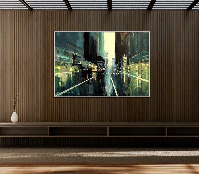 Adam Wajerczyk - New York Street XL, Antiek en Kunst, Kunst | Schilderijen | Modern