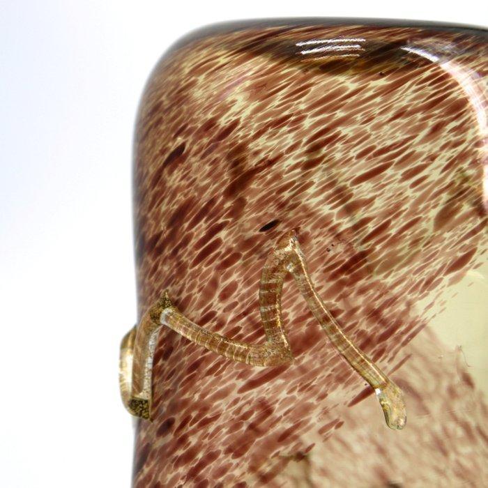 Murano - Madeforsoul - Vaas - Muranoglas, 24 kt goud, Antiek en Kunst, Antiek | Glas en Kristal