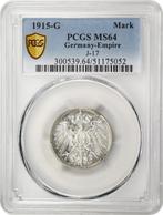 Duitsland, keizerrijk Wilhelm II. 1 Mark 1915 - PCGS MS65