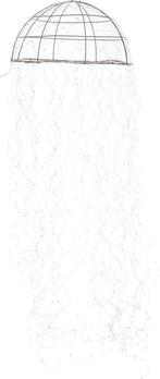 2dekans | Luca Lighting Kroonluchter Kwal met Warm Witte LED, Diversen, Kerst, Ophalen of Verzenden, Gebruikt