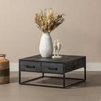 Salontafel Mangohout Fianna 80x80 cm, Huis en Inrichting, Tafels | Salontafels, 50 tot 100 cm, Verzenden, Nieuw, 50 tot 100 cm