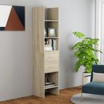 vidaXL Boekenkast 40x35x180 cm bewerkt hout sonoma, Huis en Inrichting, Kasten | Boekenkasten, Minder dan 50 cm, Verzenden, Nieuw