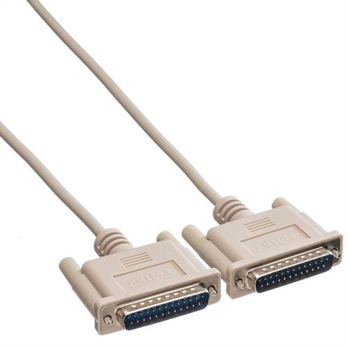 Premium seriële RS232 kabel 25-pins SUB-D (m) -, Computers en Software, Pc- en Netwerkkabels, Ophalen of Verzenden