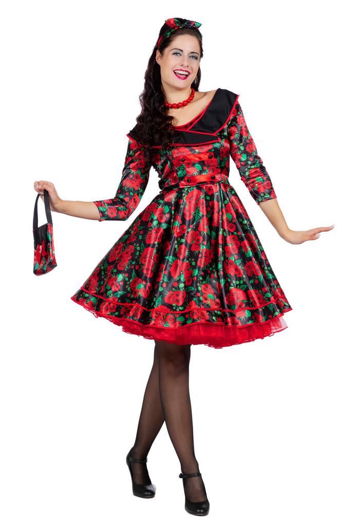 Rock N Roll Jurk Vintage Rosie, Kleding | Dames, Carnavalskleding en Feestkleding, Nieuw, Ophalen of Verzenden