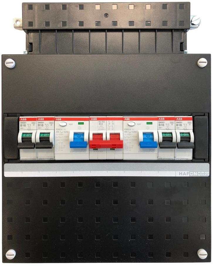 ABB groepenkast 4 groepen 1-fase 220x220mm, Doe-het-zelf en Verbouw, Elektra en Kabels