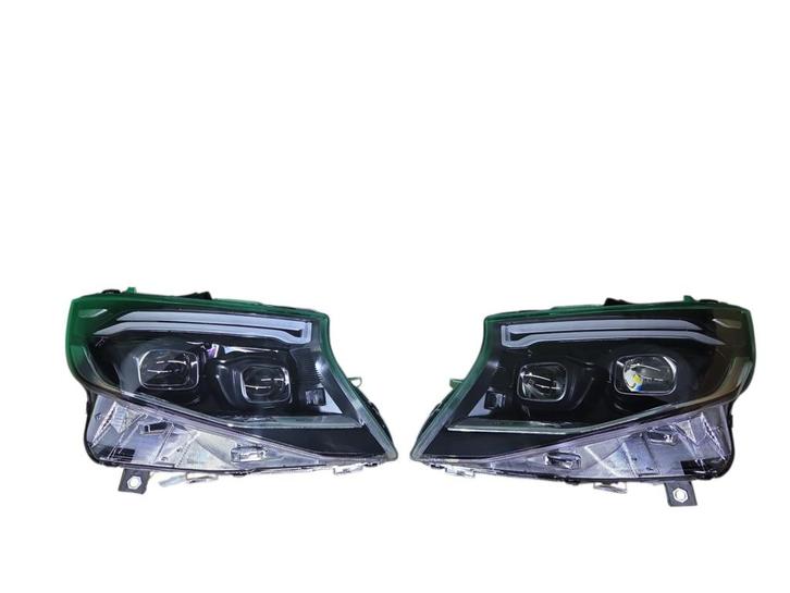 Vito LED Koplampen Dynamische Ombouwset Met Blauwe Startup, Auto-onderdelen, Verlichting, Nieuw, Universele onderdelen, Ophalen of Verzenden