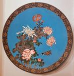 Bord - Brons, Emaille - Japanse cloisonné schaal, Antiek en Kunst