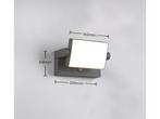 TRIO KANSAS - Wandlamp - Antraciet - incl. 1x SMD 10W -, Verzenden, Zo goed als nieuw