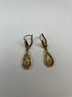 Hangoorbellen - 18 karaat Geel goud - 0.35ct. tw. Diamant