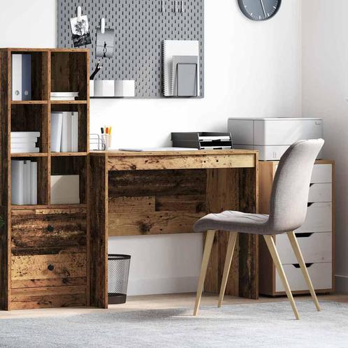 vidaXL Bureau Oud hout 90 x 50 x 76 cm Bewerkt hout, Huis en Inrichting, Bureaus, Nieuw, Verzenden