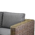 Serva hoek loungeset 4-delig naturel rotan, Tuin en Terras, Ophalen of Verzenden, Nieuw