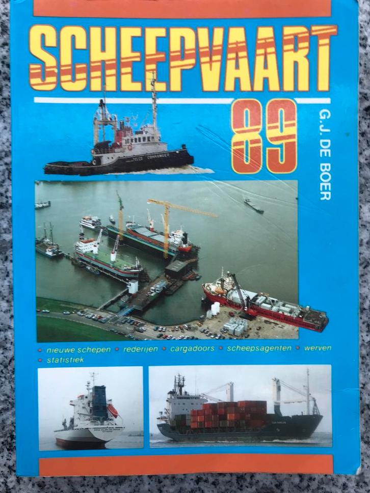 Scheepvaart 1989 (G.J. de Boer), Boeken, Vervoer en Transport, Verzenden