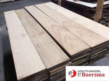 Vlonderplanken - Hardhout iroko - Goedkoopste eenmalig beschikbaar voor biedingen