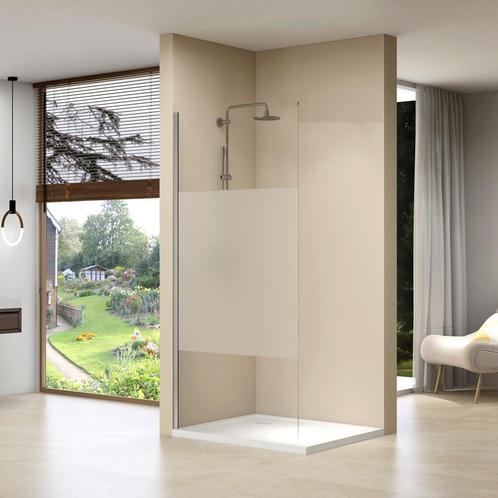 Inloopdouche Van Rijn ST01 Met Middenband 60x200 cm 8 mm, Doe-het-zelf en Verbouw, Sanitair, Douche, Nieuw, Chroom, Ophalen of Verzenden