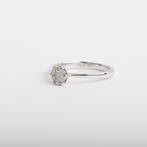Stapelring - 18 karaat Witgoud Diamant (Natuurlijk) -, Sieraden, Tassen en Uiterlijk, Antieke sieraden
