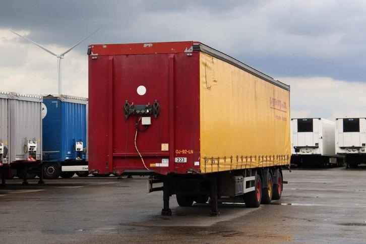 Veiling: Schuifzeiloplegger Pacton TRD345 2006, Auto's, Vrachtwagens, BTW verrekenbaar, Overige brandstoffen, Overige kleuren