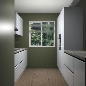 Sneeuwwitte hoogglans keuken Mykonos 40935, Huis en Inrichting, Keuken | Complete keukens, Verzenden
