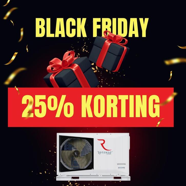 Black friday warmtepomp TOT WEL 25% KORTING, Doe-het-zelf en Verbouw, Verwarming en Radiatoren, Nieuw, Verzenden
