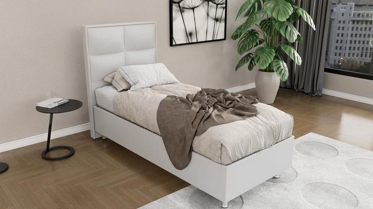 Compleet 1persoons Boxspring met Pocketvering matras, Huis en Inrichting, Slaapkamer | Boxsprings, Nieuw, Verzenden
