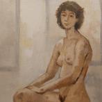 Dutch school (XX) - Nude in atelier