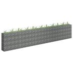 vidaXL Gabion plantenbak verhoogd 450x30x90 cm, 100 cm of meer, Verzenden, Nieuw, Metaal