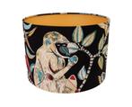 Lampenkap Jungle Zwart Ø 30 cm, Huis en Inrichting, Lampen | Lampenkappen, Rond, Nieuw, Eclectisch, Ophalen of Verzenden