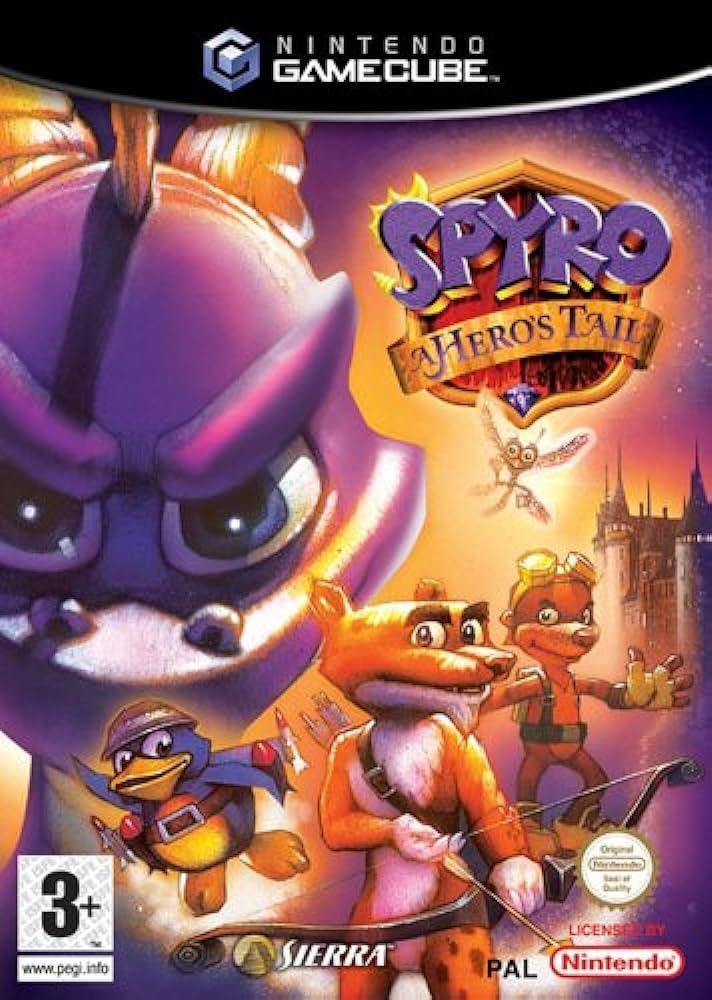 Gamecube Spyro: A Heros Tail, Spelcomputers en Games, Games | Nintendo GameCube, Zo goed als nieuw, Verzenden
