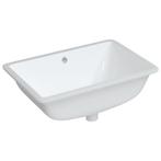 Wastafel Keramiek 60x40 Wit - Retourdeal - Strak Design,..., Minder dan 50 cm, Nieuw, Ophalen of Verzenden, Minder dan 100 cm