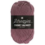 Scheepjes Chunky Monkey - 1067 rosewood - Acryl Garen, Hobby en Vrije tijd, Breien en Haken, Ophalen of Verzenden, Nieuw