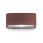 LED Cube Buiten Wandlamp | E27 | IP55 | Coffee Brown, Nieuw, Ophalen of Verzenden, Aluminium