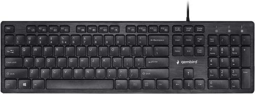 Gembird Multimedia Chocolate Keyboard KB-MCH-03-US Layout, Computers en Software, Toetsenborden, Nieuw, Ophalen of Verzenden