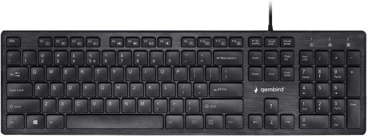 Gembird Multimedia Chocolate Keyboard KB-MCH-03-US Layout, Computers en Software, Toetsenborden, Nieuw, Ophalen of Verzenden