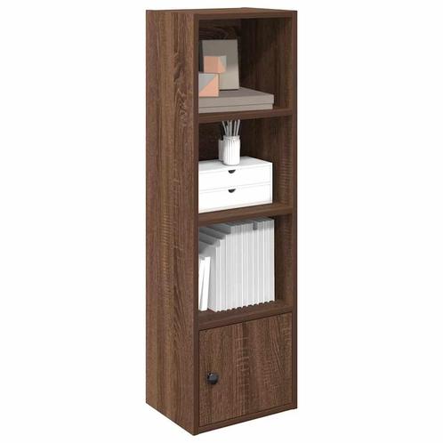 vidaXL Boekenkast 31x24x102 cm bewerkt hout bruin, Huis en Inrichting, Kasten | Boekenkasten, Nieuw, Overige houtsoorten, Verzenden