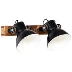 Wandlamp industrieel E27 45x25 cm zwart (Interieur)