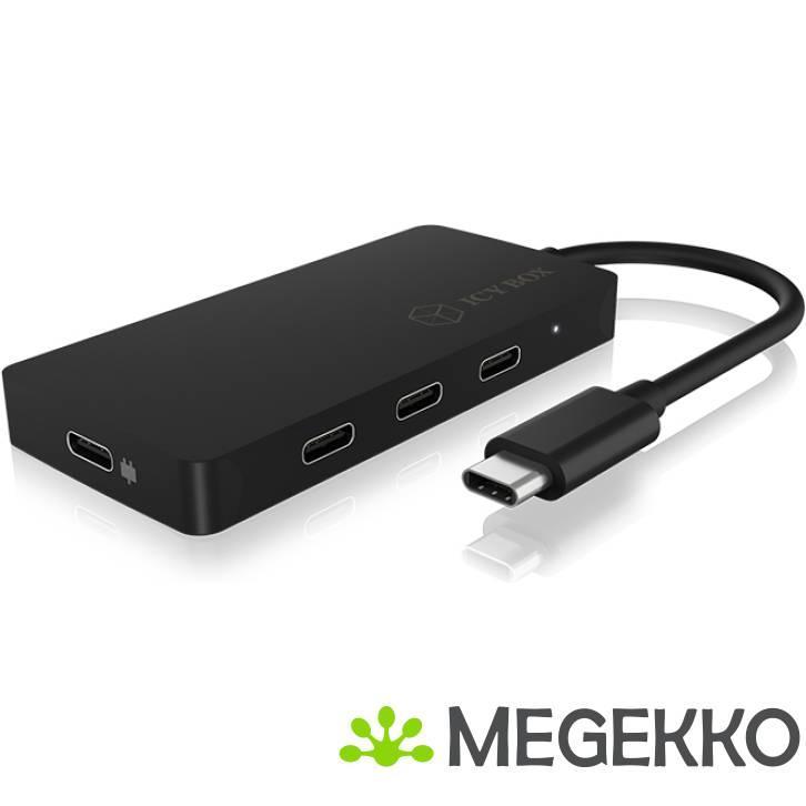 ICY BOX-HUB1429-CPD interface hub USB 3.2 Gen 2 (3.1 Gen 2), Computers en Software, USB Sticks, Nieuw, Verzenden