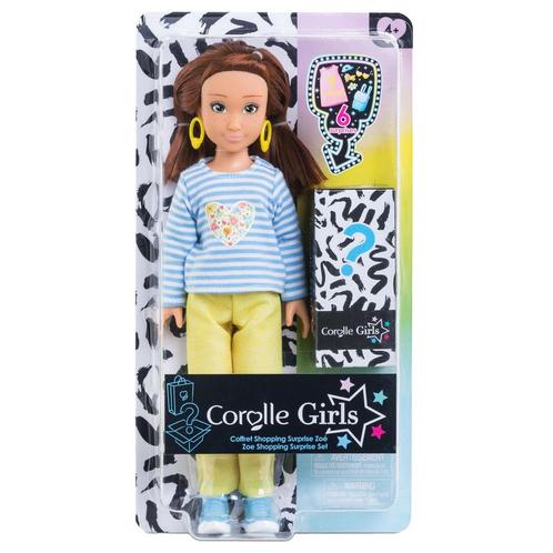Corolle Girls - Modepop Zoe Shopping Surprise Set, Kinderen en Baby's, Speelgoed | Poppen, Overige typen, Nieuw, Ophalen of Verzenden
