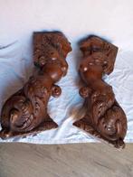 Beeld, ninfee - 48 cm - Hout, Antiek en Kunst