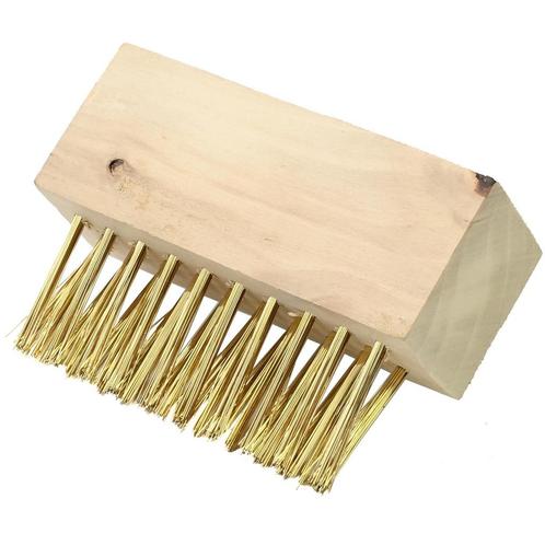 Benson Voegenborstel - Hout - 3 rijen staal - 10 x 3.5 x..., Tuin en Terras, Hand-tuingereedschap, Nieuw, Ophalen of Verzenden
