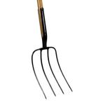 Talen Tools Mestvork 4 Tanden met 100cm Steel - Ideaal vo..., Tuin en Terras, Hand-tuingereedschap, Ophalen of Verzenden, Nieuw