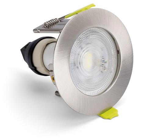 Integral inbouwspot Satijn Nikkel rond IP65 | zaagmaat 6c..., Huis en Inrichting, Lampen | Overige, Nieuw, Ophalen of Verzenden