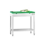 GGM Gastro | RVS werktafel PREMIUM - 700x700mm - met |, Huis en Inrichting, Verzenden, Nieuw