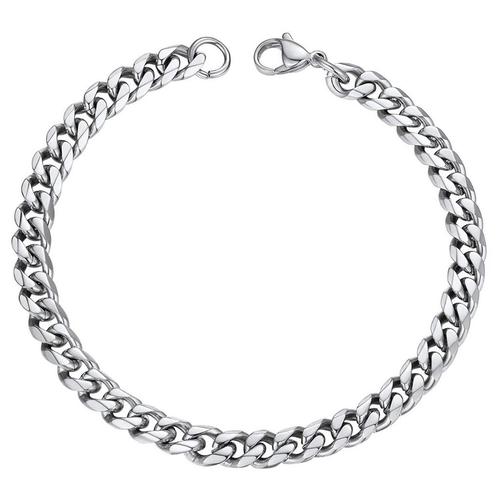 Fako Bijoux® - Schakelarmband Gourmet - Cuban Link - Staal -, Sieraden, Tassen en Uiterlijk, Armbanden, Verzenden