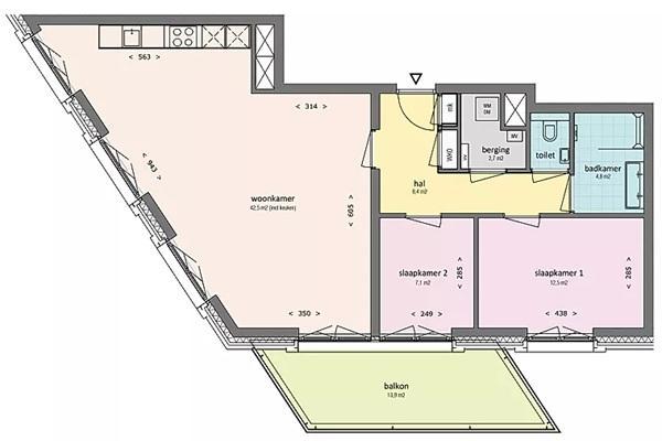Appartement Branderijstraat in Den Bosch, Huizen en Kamers, Huizen te huur, Via bemiddelaar, Noord-Brabant, Appartement