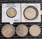 Wereld. Lot 5 coins Silver 1930/1967 (Zonder Minimumprijs)