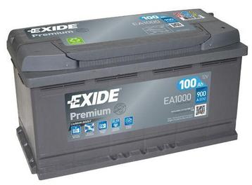 Exide 100AH Accu EA1000 Batterij 900A Premium Carbon Boos... beschikbaar voor biedingen