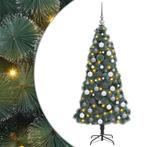 vidaXL Kunstmatige Kerstboom LED & Ballenset Groen 150 cm, Verzenden, Nieuw