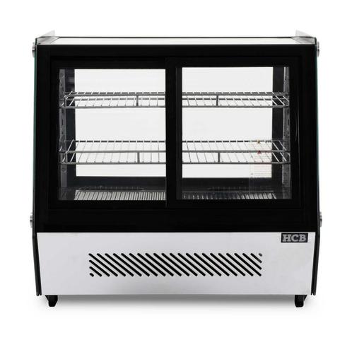 HCB Luxe koelvitrine - 125 liter - 230V - RVS, Zakelijke goederen, Horeca | Keukenapparatuur, Nieuw in verpakking, Koelen en Vriezen